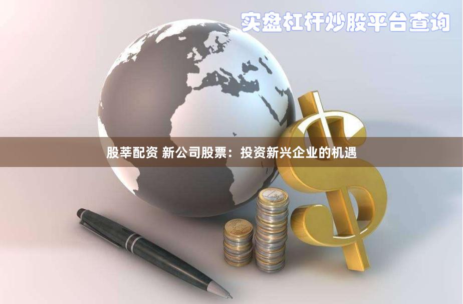 股莘配资 新公司股票：投资新兴企业的机遇